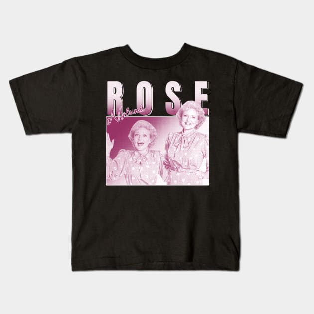 Rose Nylund Kids T-Shirt by Fewclipclop